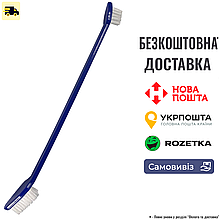 Зубна щітка двостороння Davis Dentamed Dual-End Toothbrush для собак та котів, 1 шт
