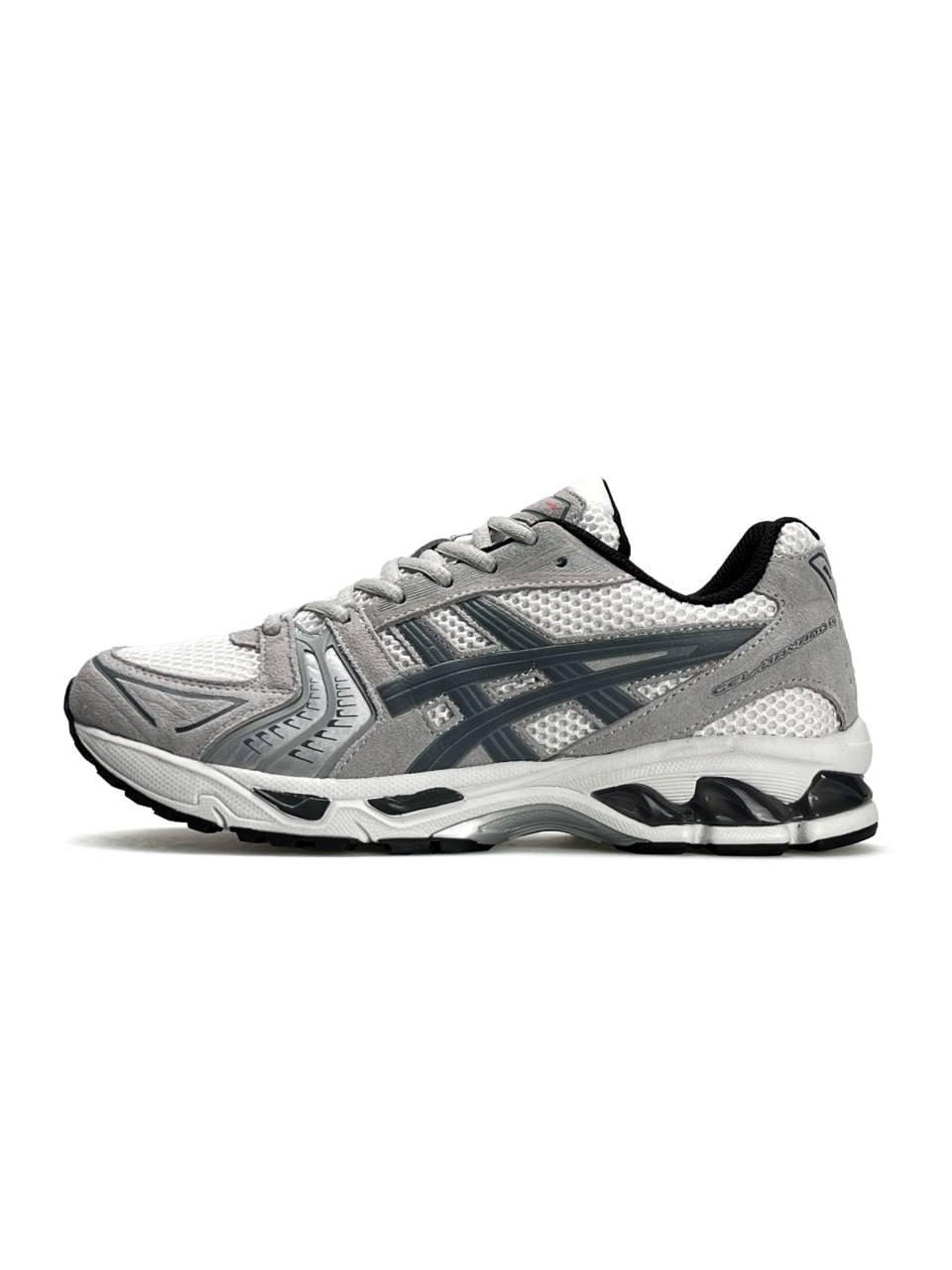 Чоловічі кросівки ASICS Gel-Kahana 14 Light Grey, чоловічі кеди Асикс шкіра замша текстиль сірі. Чоловіче взуття