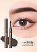 Олівець помадка для брів Sadoer Makeup Holding Eyebrown Cream Dark Brown (01), фото 4