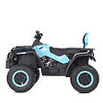 Дитячий електромобіль-квадроцикл Bambi XT-Speed 4WD (блакитно-чорний колір), фото 3
