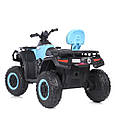 Дитячий електромобіль-квадроцикл Bambi XT-Speed 4WD (блакитно-чорний колір), фото 6