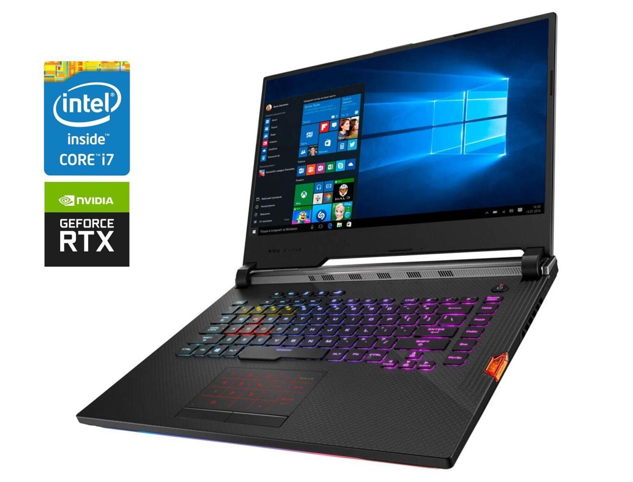 Ігровий ноутбук Б-клас Asus ROG Strix G531G/ 15.6" 1920x1080/ i7-9750H/ 16GB RAM/ 1000GB SSD/ RTX 2070 8GB