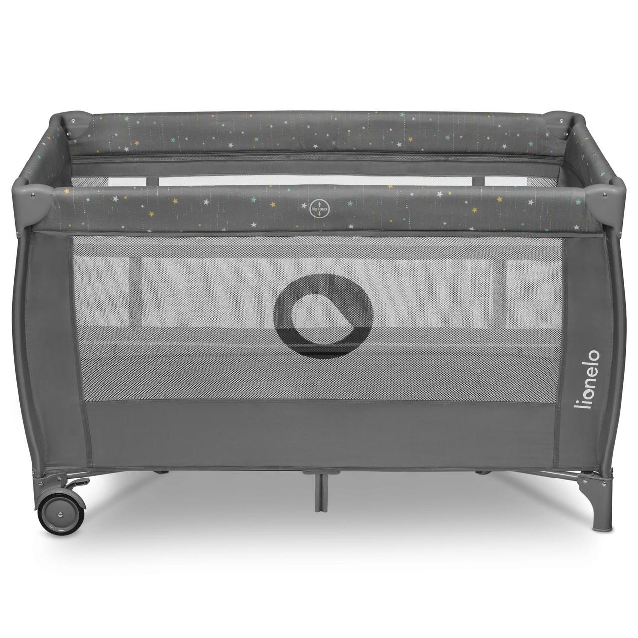 Манеж Lionelo STEFI PLUS GREY MULTICOLOR, фото 1