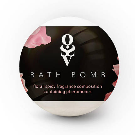 Бомбочка для ванни з феромонами Obsessive Bath bomb Floral - Spicy (100 г), фото 1