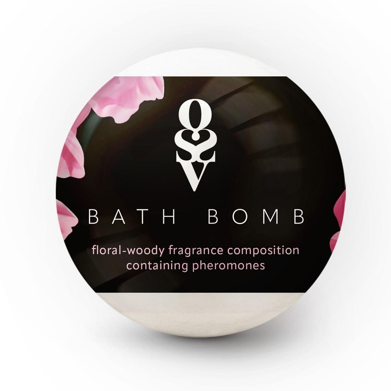 Бомбочка для ванни з феромонами Obsessive Bath bomb Floral — Woody (100 г)
