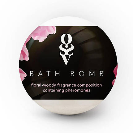 Бомбочка для ванни з феромонами Obsessive Bath bomb Floral — Woody (100 г), фото 1