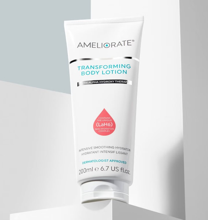 Молочко-догляд для тіла для всіх типів шкіри Ameliorate Transforming Body lotion ROSE 200 мл, проти кератозу