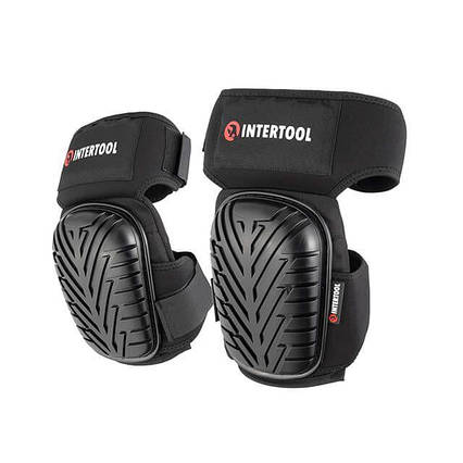 Наколінники захисні, протиковзні накладки з ПВХ INTERTOOL SP-0056