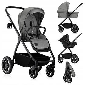 Універсальна коляска 3 в 1 Lionelo MERIL 3IN1 GREY STONE