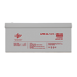 Акумулятор гелевий LPM-GL 12V - 280 Ah