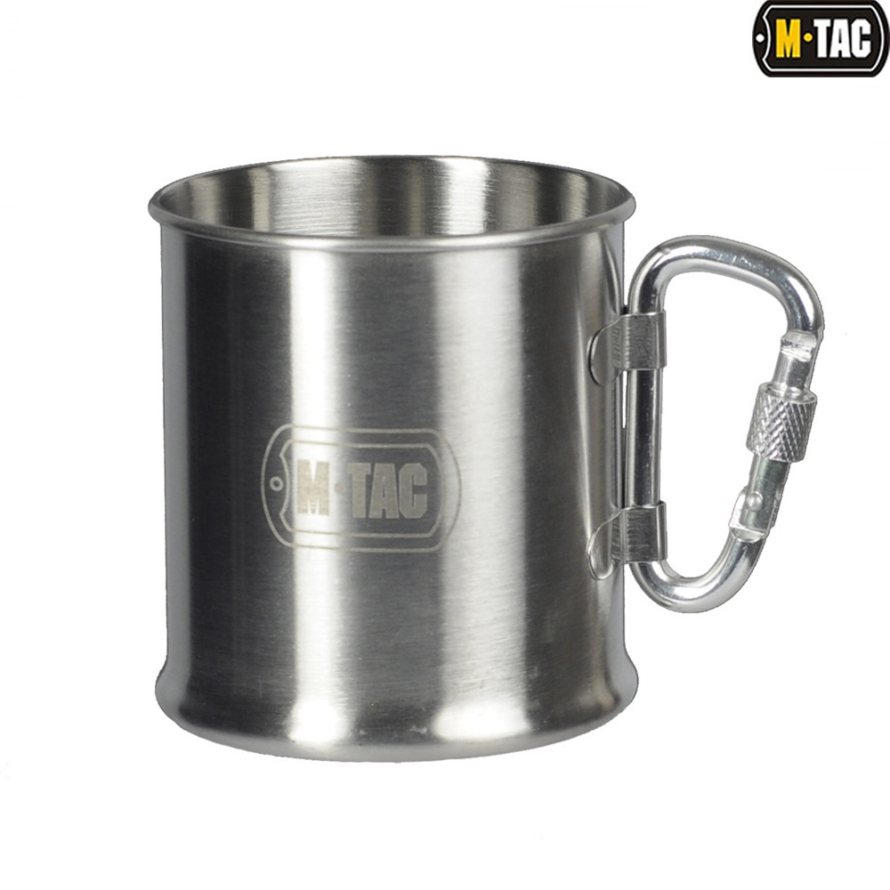 Кружка з карабіном нерж. M-Tac