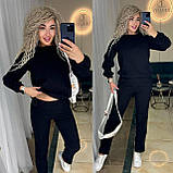 Жіночий вельветовий костюм кофта і штани, фото 3