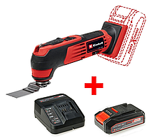 Потужний багатофункціональний інструмент акумуляторний Einhell TE-MG 18/1 Li - Solo : з АКБ 18V 2.5Ah