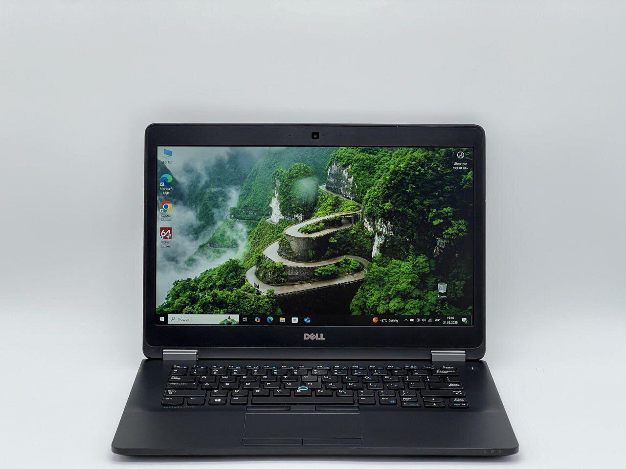 Б/в Ультрабук Dell Latitude E7470 14" 1920x1080| Core i5-6300U| 8 GB RAM| 240 GB SSD| HD 520
