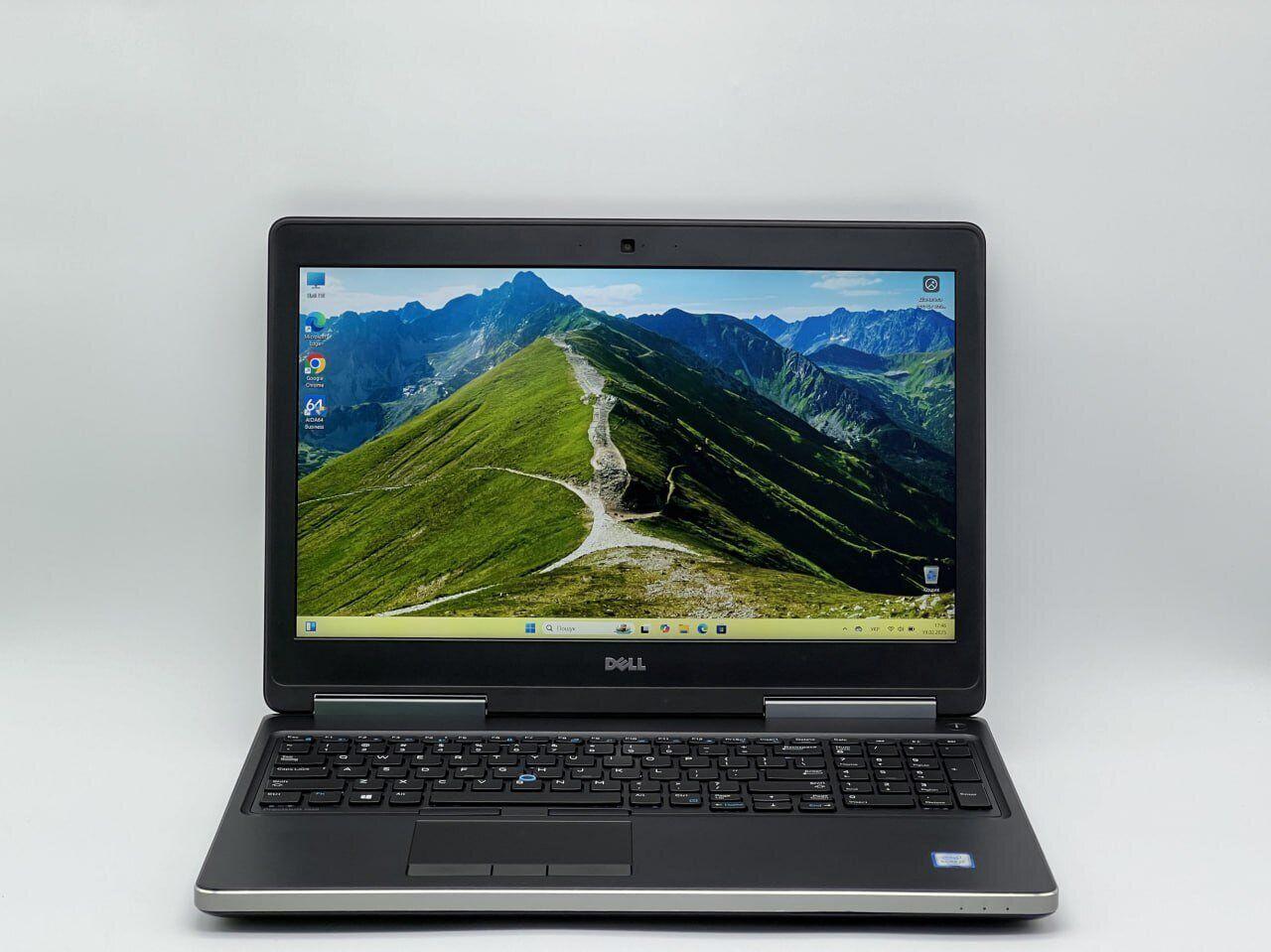 Б/в Ноутбук Dell Precision 7520 15.6" 1920x1080| Core i7-6920HQ| 16 GB RAM| 480 GB SSD| Quadro M2200 4GB