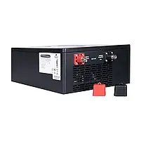 Високочастотний інвертор 600VA/600W Kraft KRF-SAVR600VA/600W-12V під зовнішній акумулятор (42-00112), фото 6
