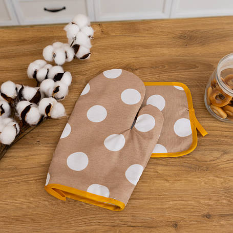 Перчатки + прихватки (водоотталкивающие)