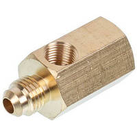 Перехідник до вакуумного насоса під манометр (SAE 1/4-1/4 NPT 1/8) VALUE 110003055