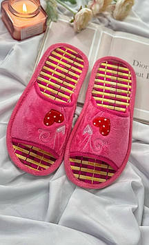Капці жіночі кімнатні рожеві код Тп171