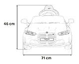 Дитяча акумуляторна машинка BMW M4 Синя, фото 3