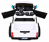 Дитяча акумуляторна машинка Ford Super Duty Біла, фото 7
