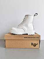 Ботинки женские Dr. Martens 1460 Mono Smooth Leather Lace Up Boots на шнурках уценка S размер 37й