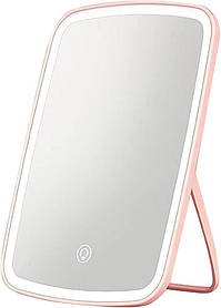 Дзеркало для макіяжу з LED підсвічуванням XR-8809 Pink (17002)