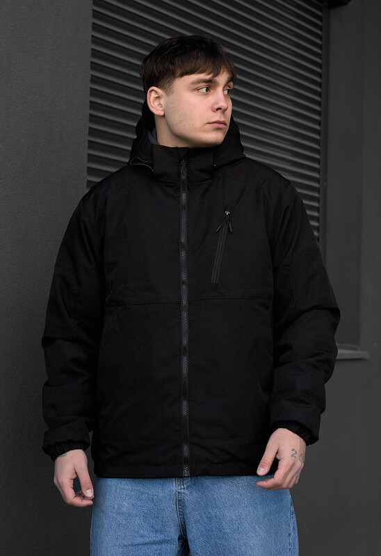 Однотонна куртка на кожен день Staff tre black