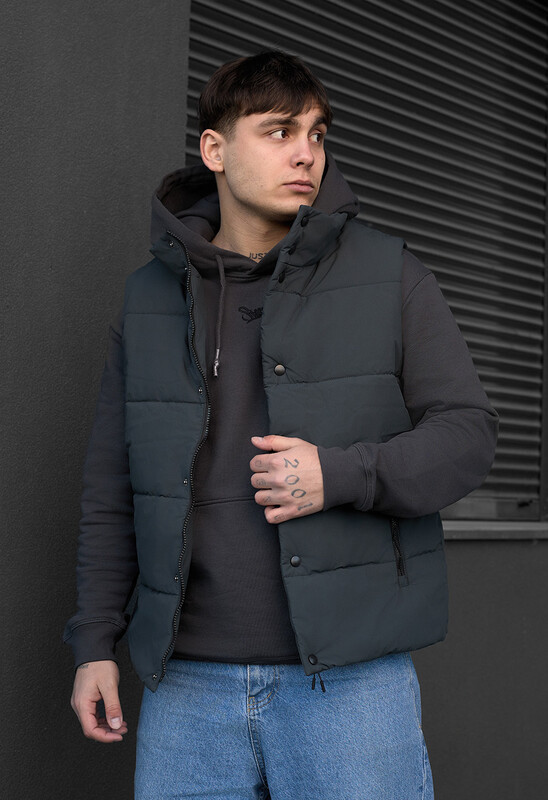 Жилетка у темно-болотному кольорі Staff to dark green, фото 1