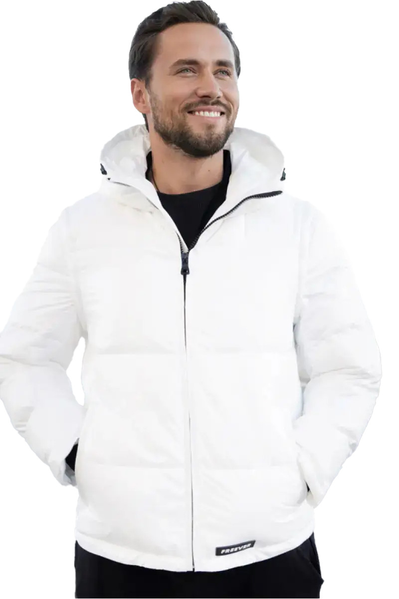 Куртка трансформер чоловіча Freever UF 23033 біла, фото 1