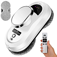 Робот для мытья окон с пультом + 4 насадки / Робот мойщик окон / Робот пылесос для окон