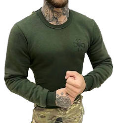 Утеплена військова кофта ЗСУ на флісі