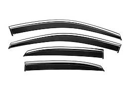 Вітровики з хромом Niken для Lexus RX 2009-2015 Полікарбонат (4 шт)