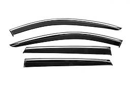 Вітровики з хромом Niken для Mazda CX-9 2017- (4 шт)