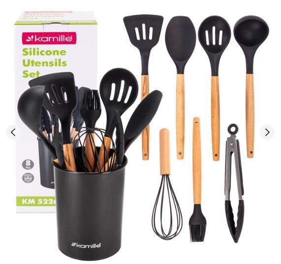 Набір кухонного приладдя Kamille 8 предметів силікон (5226 K), фото 1