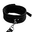Набір нашийник з повідцем і маска Art of Sex - Light Soft Touch, Чорний, фото 5
