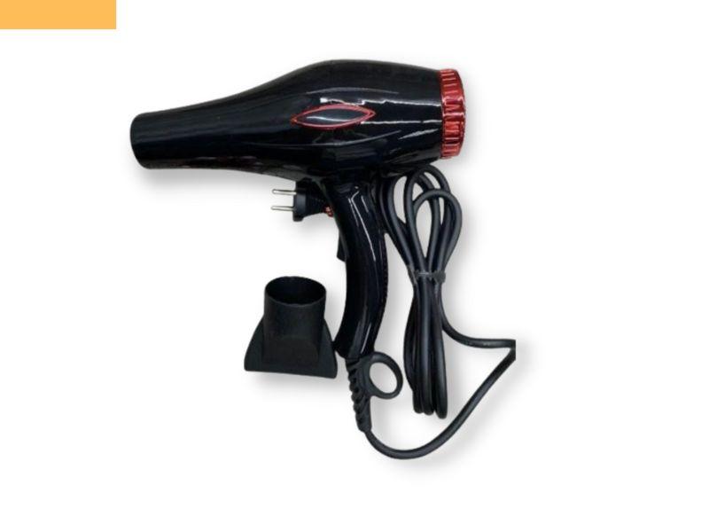 Фен професійний для волосся з насадкою GEMEI GM-1770 2200 Вт чорний (40546-GM-1770_355), фото 1