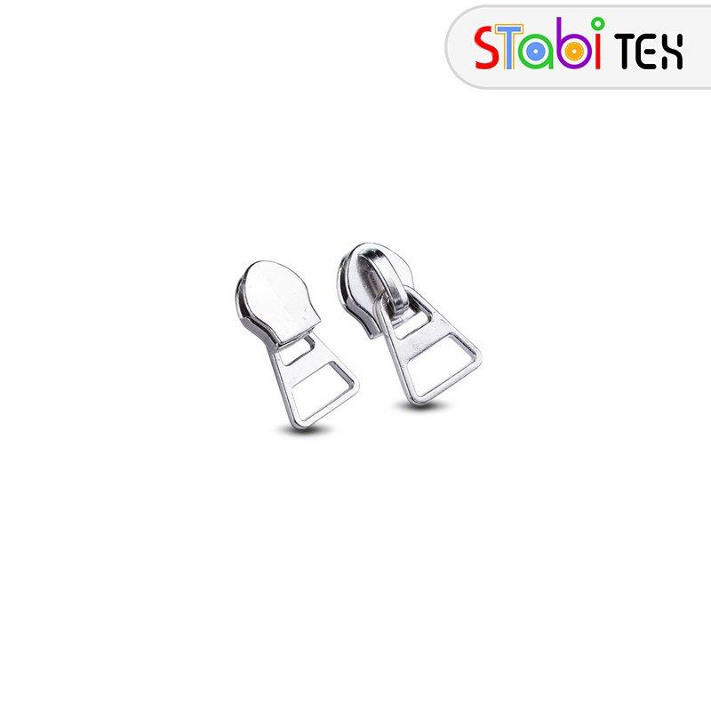 Бігунок для застібки-блискавки спіральної тип7 ПІД СТРІЧКУ NEW Нікель, фото 1