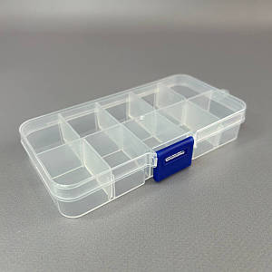 Органайзер на 10 осередків пластиковий для рукоділля та шиття