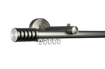 Zegar Карниз для штор однорядний Техно 20 Сталевий імпресійний, Радіо