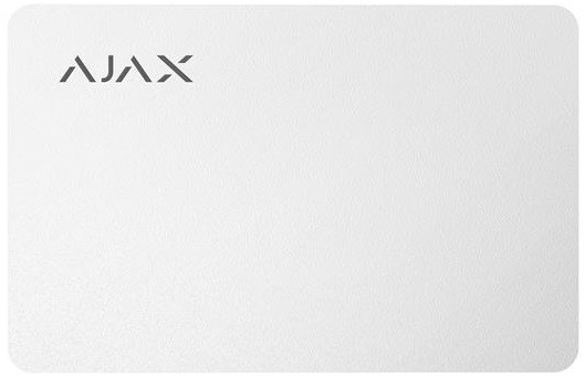 Ajax Безконтактна карта Pass біла, 10шт