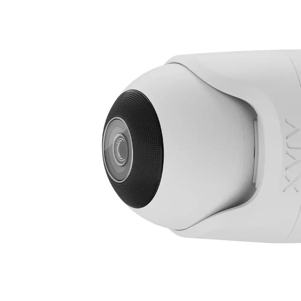 Ajax TurretCam wired IP camera, 5mp, 4mm, Poe, True WDR, IP 65, IR 35m, audio, 75° to 85°