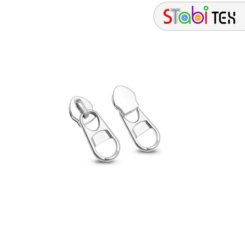 Бігунок для застібки-блискавки спіральної тип7 ШОТ Нікель