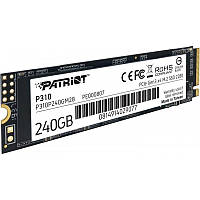 SSD M.2 2280 NVME (PCIE 3.0 X4) 240 Гб Patriot P310 (P310P240GM28) R1700MBS W1000MBS #