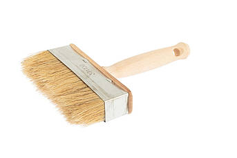 Макловиця MASTERTOOL 130х30 мм натуральна щетина з дерев'яною ручкою 91-9213