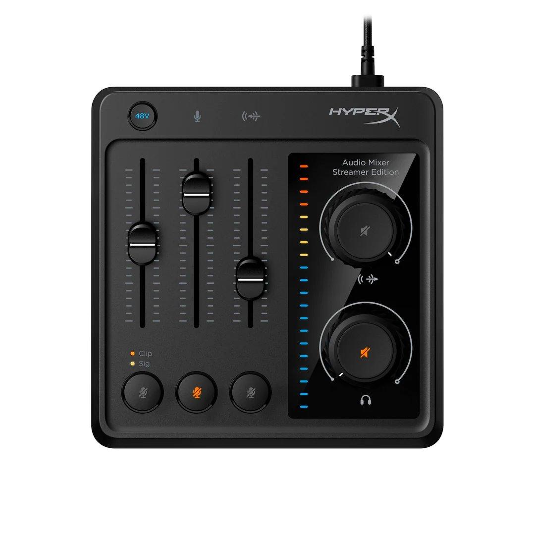 Пульт керування аудіо Audio Mixer Black HyperX