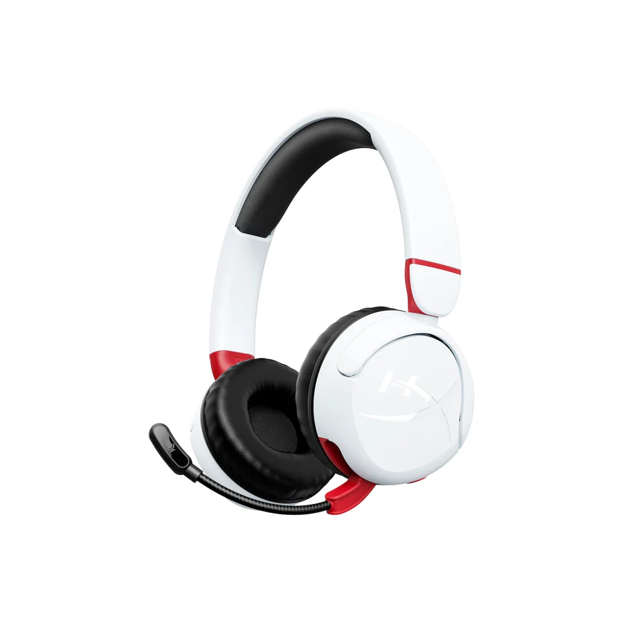 Гарнітура ігрова Cloud Mini, mini-jack/BT, 1.2м, білий-червоний HyperX