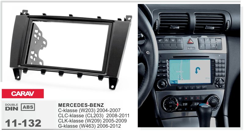 Перехідна рамка Mercedes W203, CL203, W209, W463 Carav 11-132