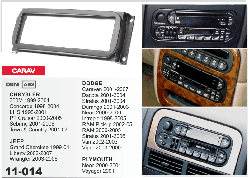 Перехідна рамка Chrysler, Dodge, Jeep 11-014