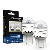 Комплект світлодіодних ламп Infolight T20, 7440 (w21w) Red